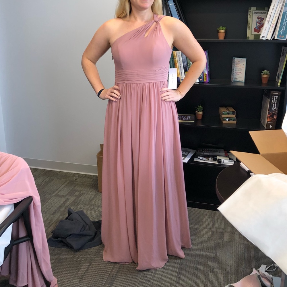 Azazie Dusty Rose Vanessa Dress